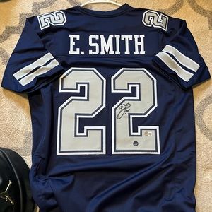 Cowboys Emmitt Smith signed jersey